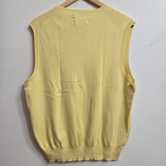 Polo Ralph Lauren Men Vintage 90s Y2K Preppy Classic Pima Cotton Sweater Vest L - Picture 6 of 10